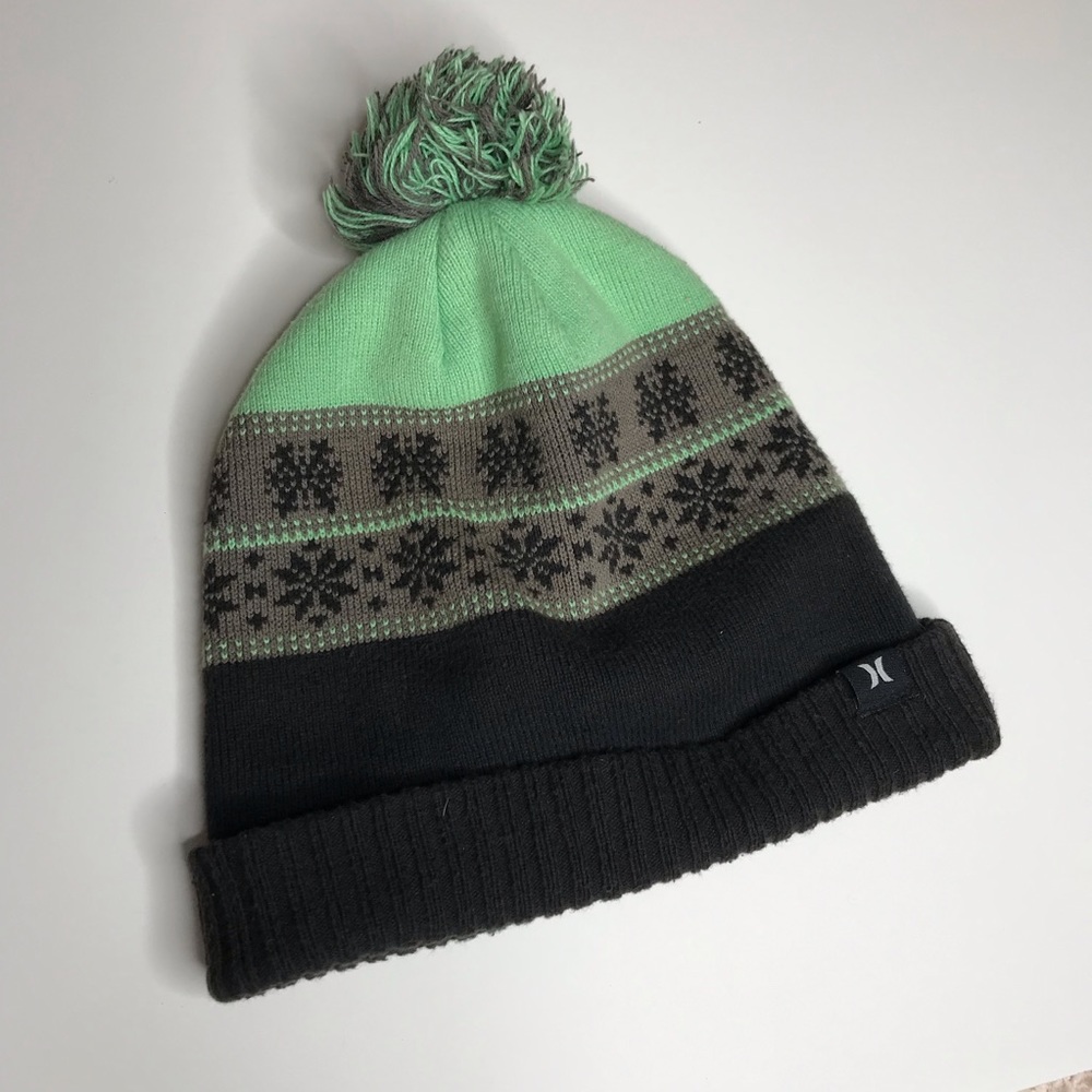 Hurley knit hat cute cozy warm